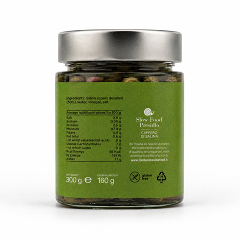 Sapori Eoliani Capers in Vinegar 300g
