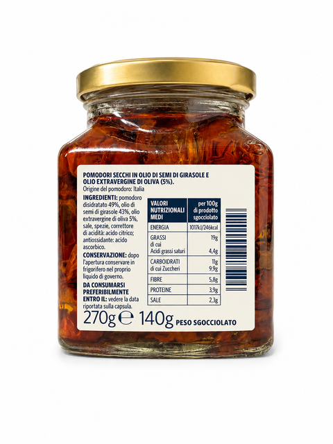 Sapori Dintorni Calabria Sun-Dried Tomatoes in Oil (270g)