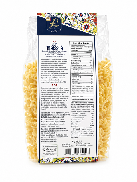 Susa Maestà Sicilian Fusilli Pasta (500g)