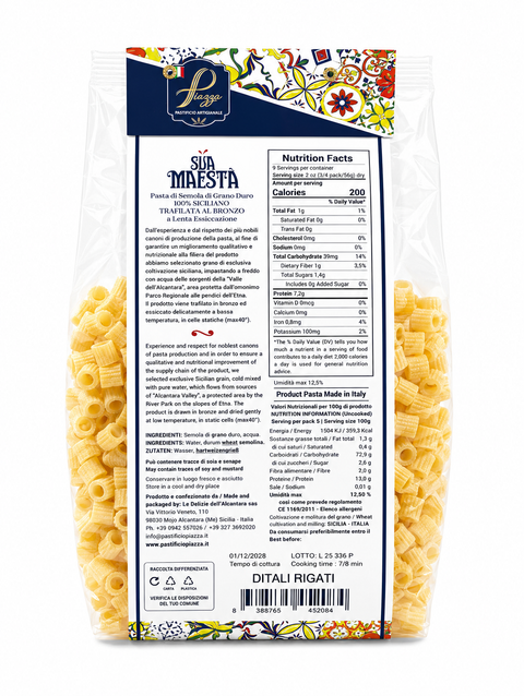 Sua Maestà Ditali Rigati (500g)
